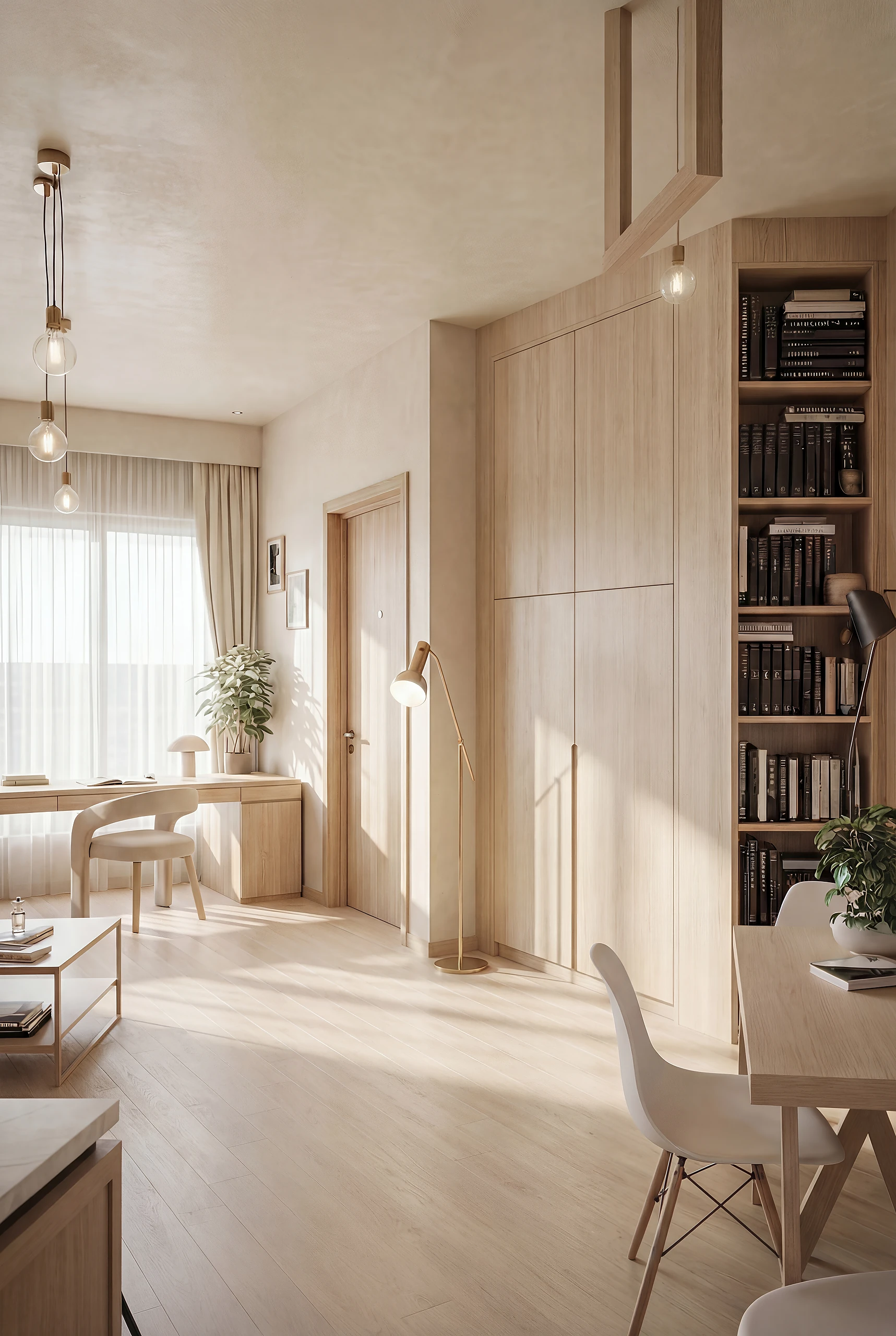 Σύγχρονο σαλόνι Airbnb στο Ηράκλειο μετά από ανακαίνιση